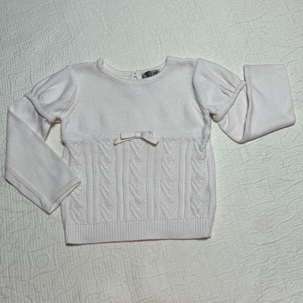3T (4/$20) White Layered-Look Pullover Sweater by Place